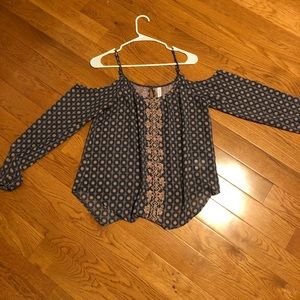 Off the shoulder blouse